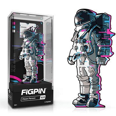 FiGPiN #522 MTV Moon Person Enamel Pin – Collectible Display Gift