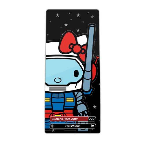 FiGPiN #779 Gundam x Sanrio Guntank Hello Kitty Pin – Limited Edition Collectible