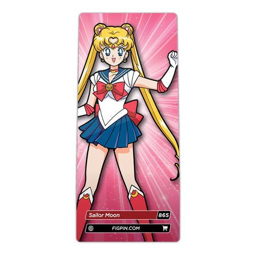 FiGPiN #865 Sailor Moon Enamel Pin – Collectible Display Pin for Fans