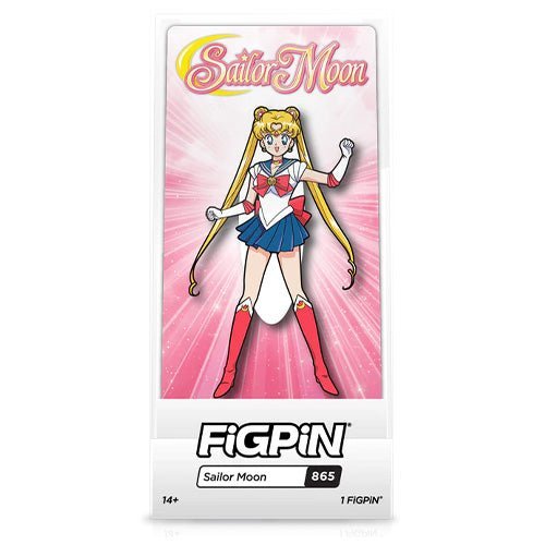 FiGPiN #865 Sailor Moon Enamel Pin – Collectible Display Pin for Fans