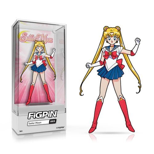 FiGPiN #865 Sailor Moon Enamel Pin – Collectible Display Pin for Fans