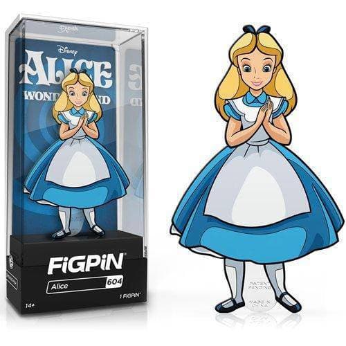 FiGPiN Disney Alice in Wonderland Enamel Pin – Collectible Gift for Fans