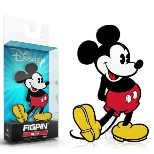 FiGPiN Disney Mickey Mouse Enamel Pin with Display Case for Collectors