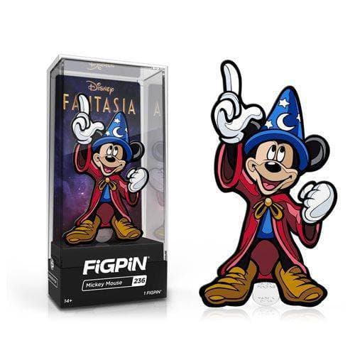 FiGPiN Disney Mickey Mouse Enamel Pin with Display Case for Collectors