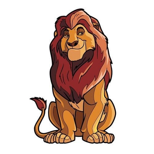 FiGPiN Disney The Lion King Mufasa Enamel Pin – Collectible Gift for Fans