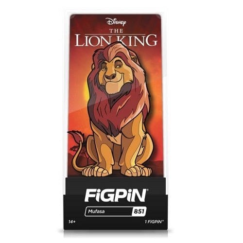 FiGPiN Disney The Lion King Mufasa Enamel Pin – Collectible Gift for Fans