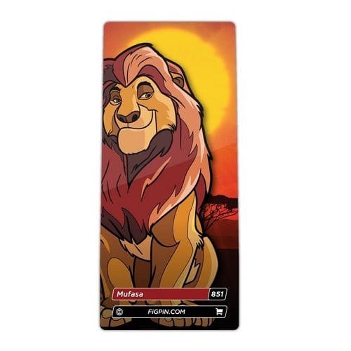 FiGPiN Disney The Lion King Mufasa Enamel Pin – Collectible Gift for Fans