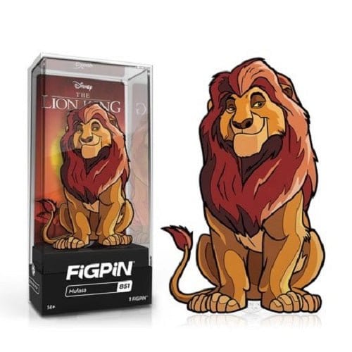 FiGPiN Disney The Lion King Mufasa Enamel Pin – Collectible Gift for Fans