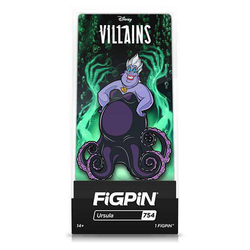 FiGPiN Disney Villains Enamel Pin Ursula #755 – Collectible Gift for Fans 14+