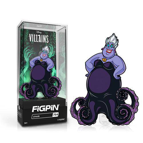 FiGPiN Disney Villains Enamel Pin Ursula #755 – Collectible Gift for Fans 14+