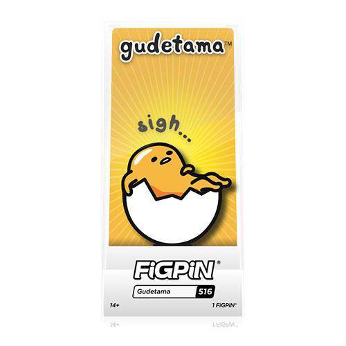 FiGPiN Gudetama Enamel Pin Limited Edition Collectible for Fans