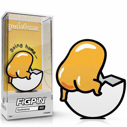 FiGPiN Gudetama Enamel Pin Limited Edition Collectible for Fans