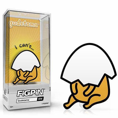 FiGPiN Gudetama Enamel Pin Limited Edition Collectible for Fans