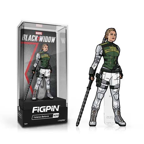 FiGPiN Marvel Black Widow Enamel Pin – Collectible for Fans 14+