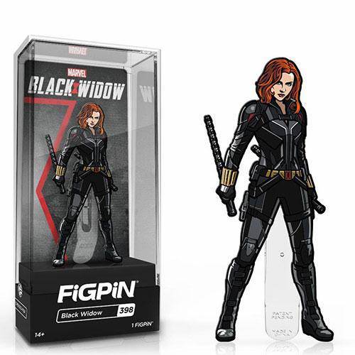 FiGPiN Marvel Black Widow Enamel Pin – Collectible for Fans 14+