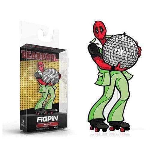 FiGPiN Marvel Deadpool Mini Enamel Pin – Collectible Disco Design for Fans