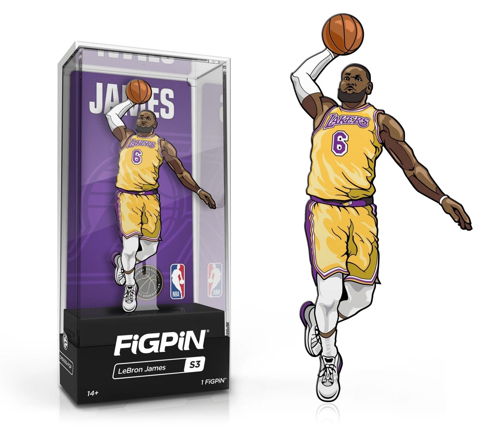 FiGPiN NBA Enamel Pin Stephen Curry Collectible for Fans