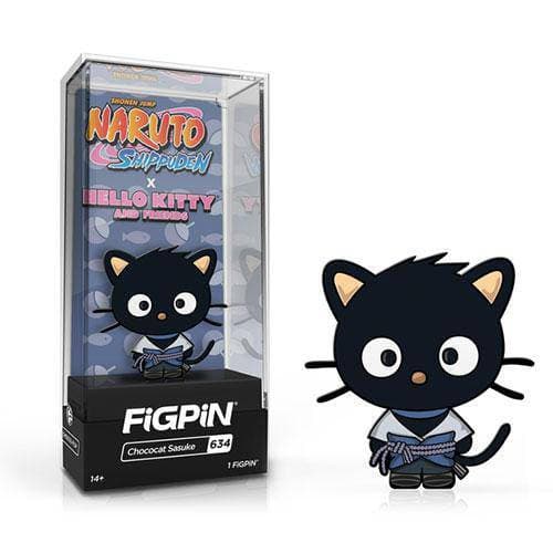 FiGPiN Naruto x Hello Kitty Enamel Pin – Collectible for Fans 14+