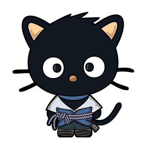 FiGPiN Naruto x Hello Kitty Enamel Pin – Collectible for Fans 14+