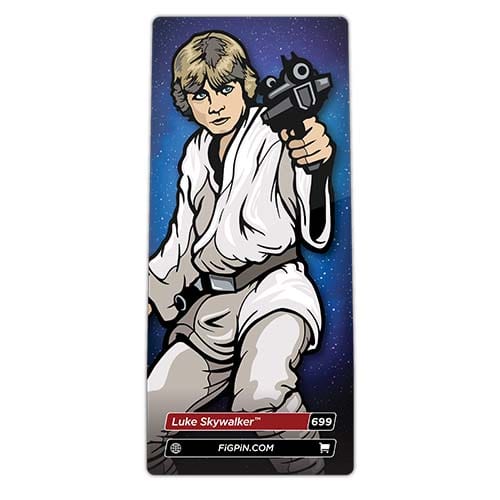 FiGPiN Star Wars Luke Skywalker Enamel Pin – Collectible Gift for Fans