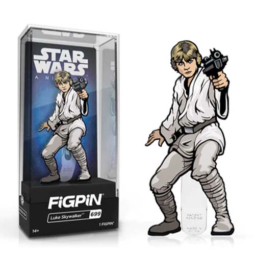 FiGPiN Star Wars Luke Skywalker Enamel Pin – Collectible Gift for Fans