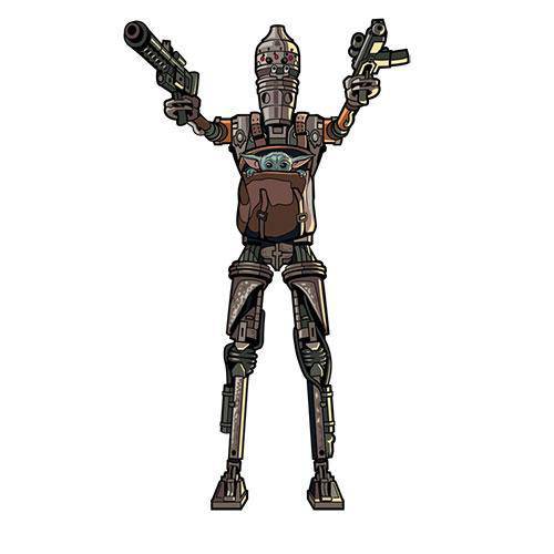 FiGPiN Star Wars Mandalorian Enamel Pin – Collectible for Fans 14+