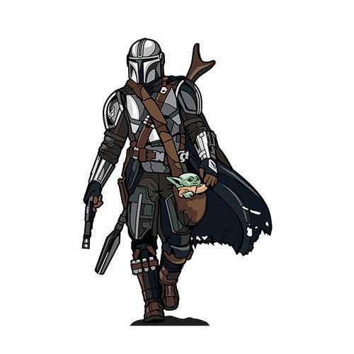 FiGPiN Star Wars Mandalorian Enamel Pin – Collectible for Fans 14+