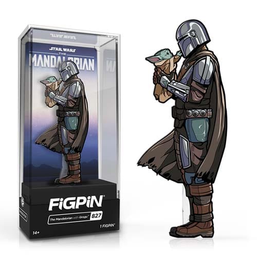 FiGPiN Star Wars Mandalorian Enamel Pin – Collectible for Fans 14+