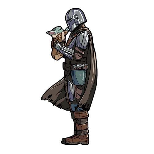 FiGPiN Star Wars Mandalorian Enamel Pin – Collectible for Fans 14+
