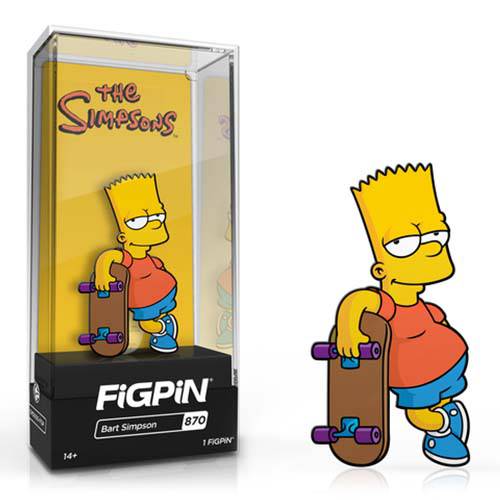 FiGPiN The Simpsons Enamel Pin – Collectible Display for Fans 14+