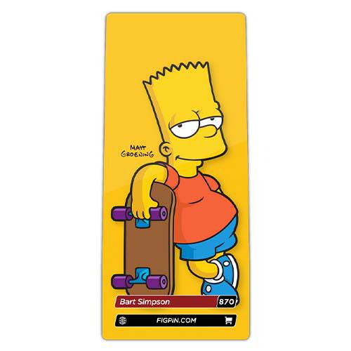 FiGPiN The Simpsons Enamel Pin – Collectible Display for Fans 14+
