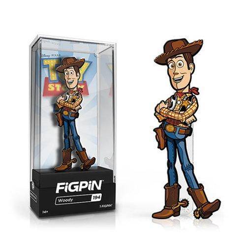FiGPiN Toy Story 4 Woody Enamel Pin – Collectible Display Pin for Fans