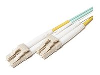 Fiber Cables Direct - Patch cable - LC/UPC (M) to LC/UPC (M) - 2 m - 0.1 in - fiber optic - duplex - 50 / 125 micron - OM3 - FCDUS46V3