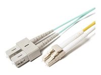 Fiber Cables Direct - Patch cable - TAA Compliant - LC multi-mode (M) to SC multi-mode (M) - 7 m - 0.1 in - fiber optic - duplex FCDUS347V10033