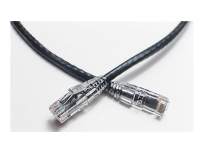 Fiber Cables Direct - Patch cable - TAA Compliant - RJ-45 (M) to RJ-45 (M) - 5 ft - CAT 6 - booted, snagless - black FCDUS208V1860