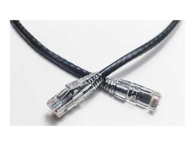 Fiber Cables Direct - Patch cable - TAA Compliant - RJ-45 (M) to RJ-45 (M) - 5 ft - CAT 6 - booted, snagless - black FCDUS208V1860