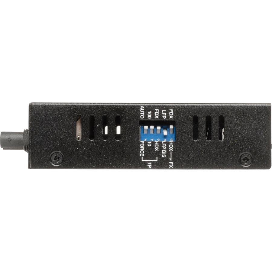 Fiber Ethernet Media Converter - 10/100BaseT to 100BaseFX-ST Multimode | Tripp Lite by Eaton N784-001-ST