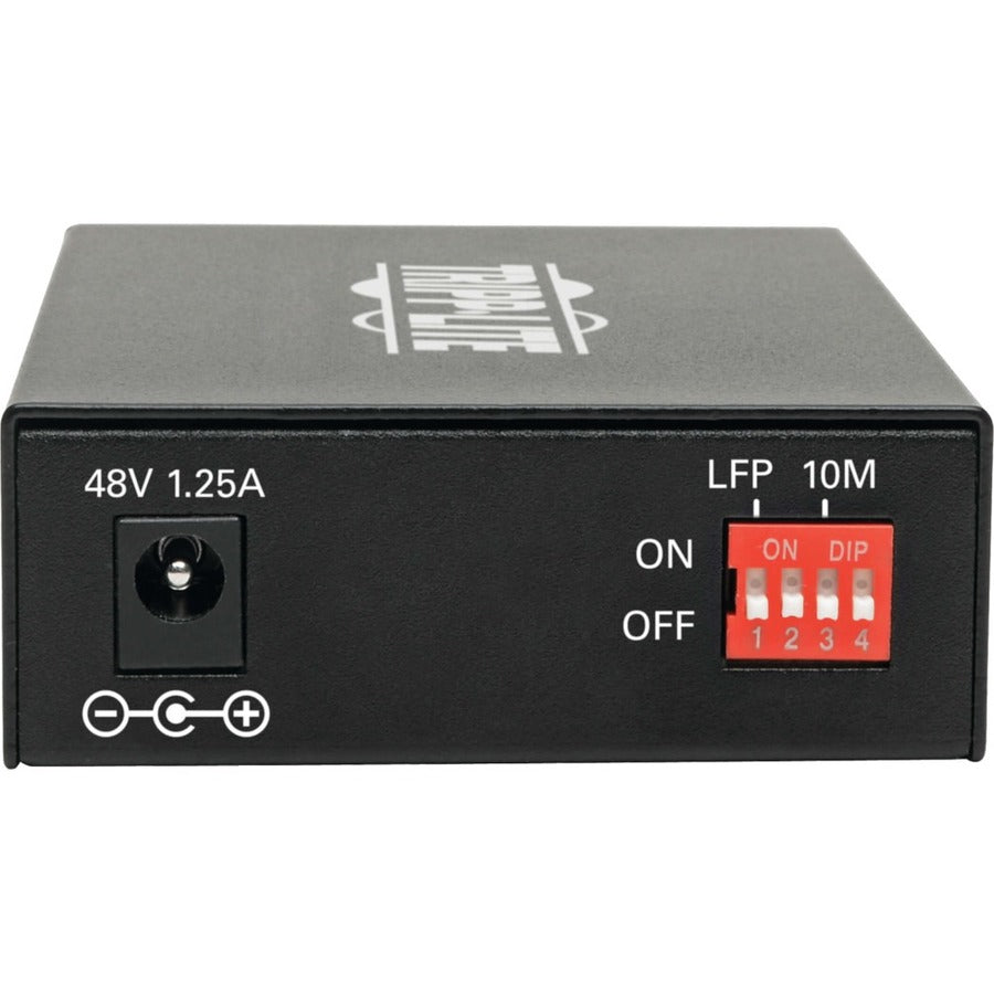 Fiber Ethernet Media Converter - Tripp Lite N785-INT-PSFP Gigabit SFP PoE+ | TecISoft