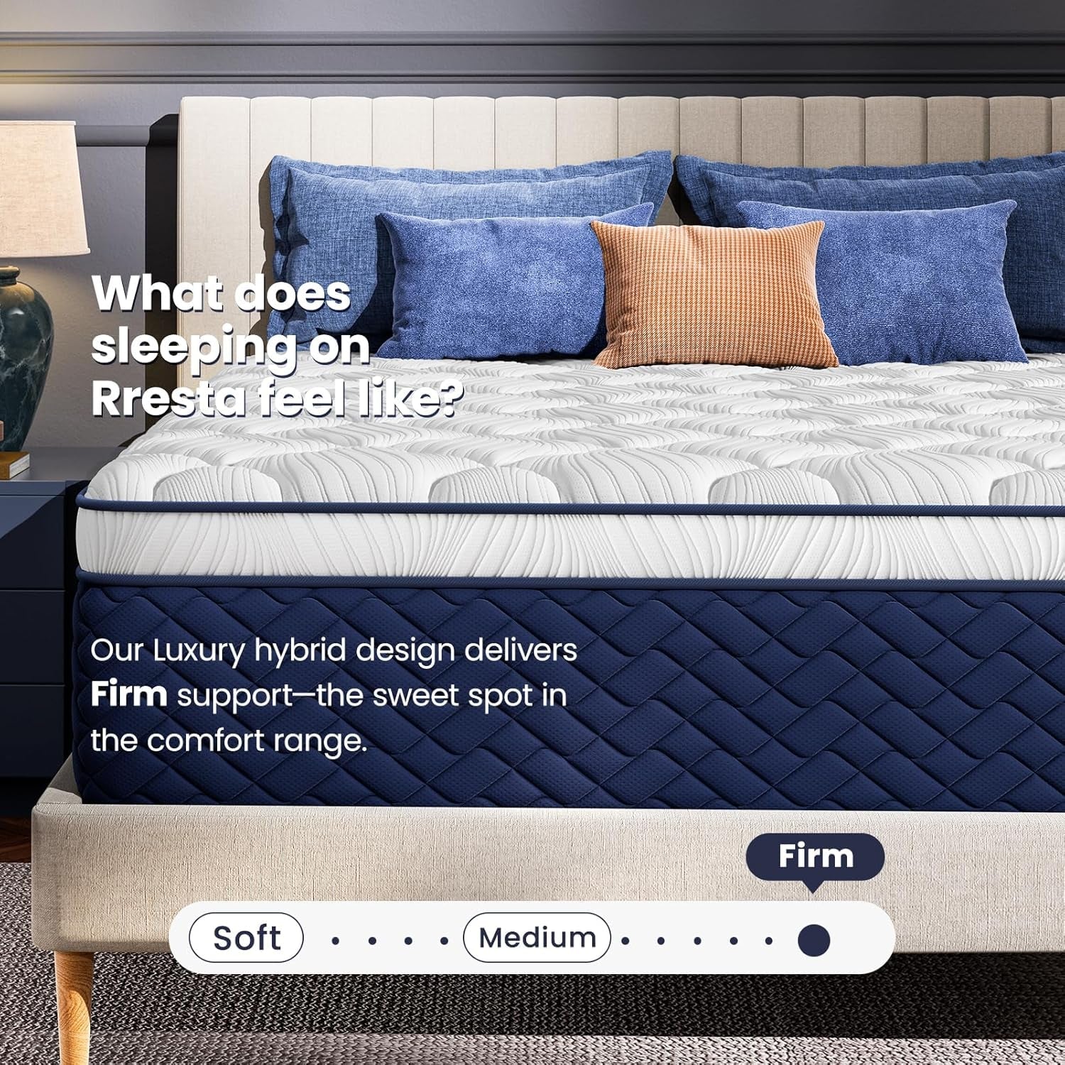 Firm Queen Mattress FourteenInch Luxury Pressure Relief