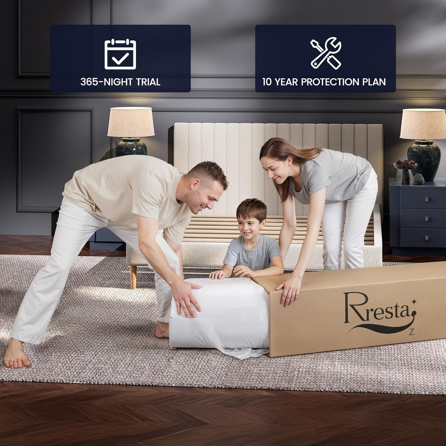 Firm Queen Mattress FourteenInch Luxury Pressure Relief