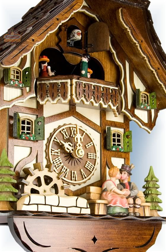 First Kiss - HerrZeit by Adolf Herr Cuckoo Clock