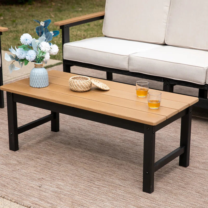 Five Person HDPE Outdoor Seating Set With Cushions