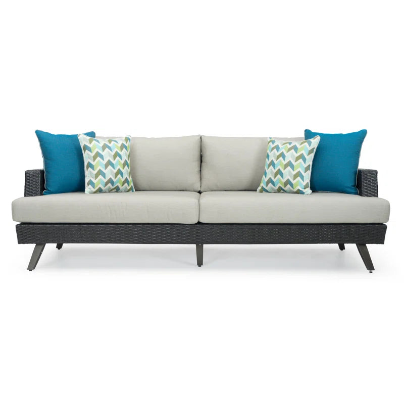 Five Person Patio Conversation Set With Sunbrella Cushions
