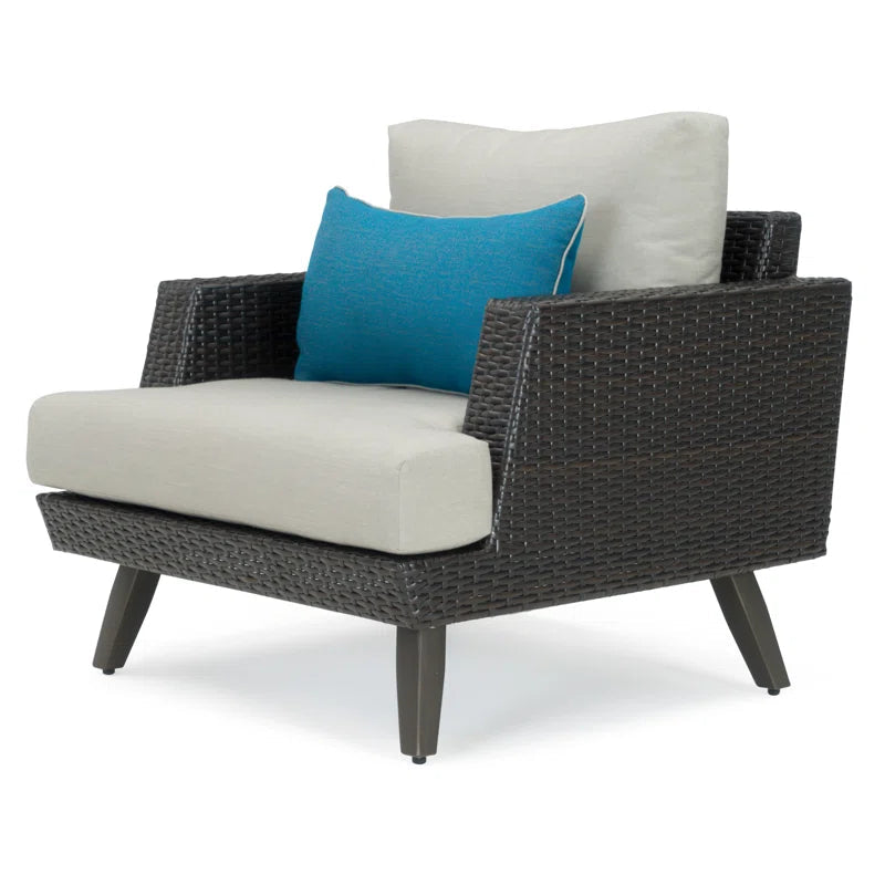Five Person Patio Conversation Set With Sunbrella Cushions