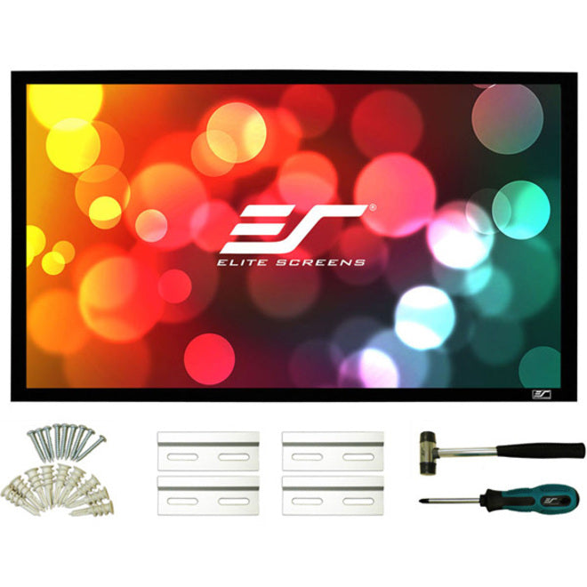 Fixed Frame Projector Screen - Elite Screens SableFrame 2 120" 16:9 CineWhite | Elite Screens ER120WH2