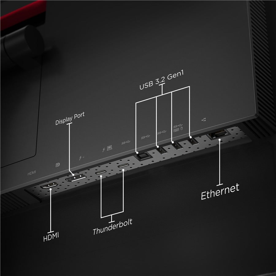 Flat Panel Computer Monitor - 24 Inch IPS FHD USB-C Docking | Lenovo ThinkVision T24m-20 62DDGAR6US