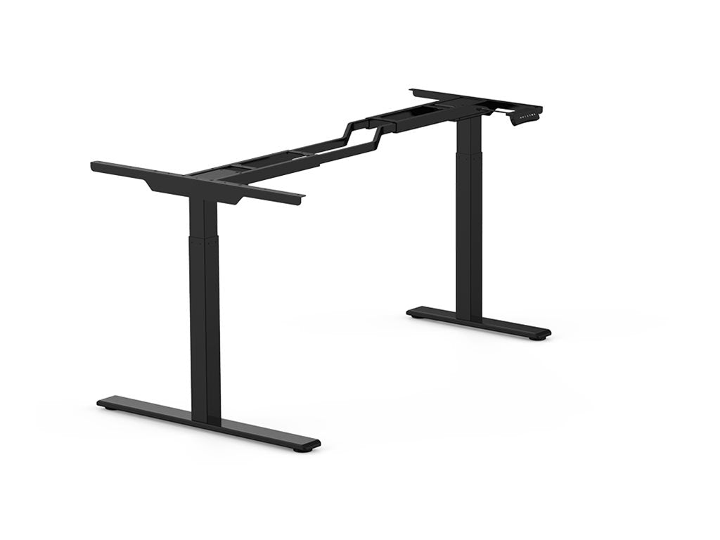 FlexiSpot - Sit/standing desk base - electric height adjustment - steel frame - black base - black EL1B