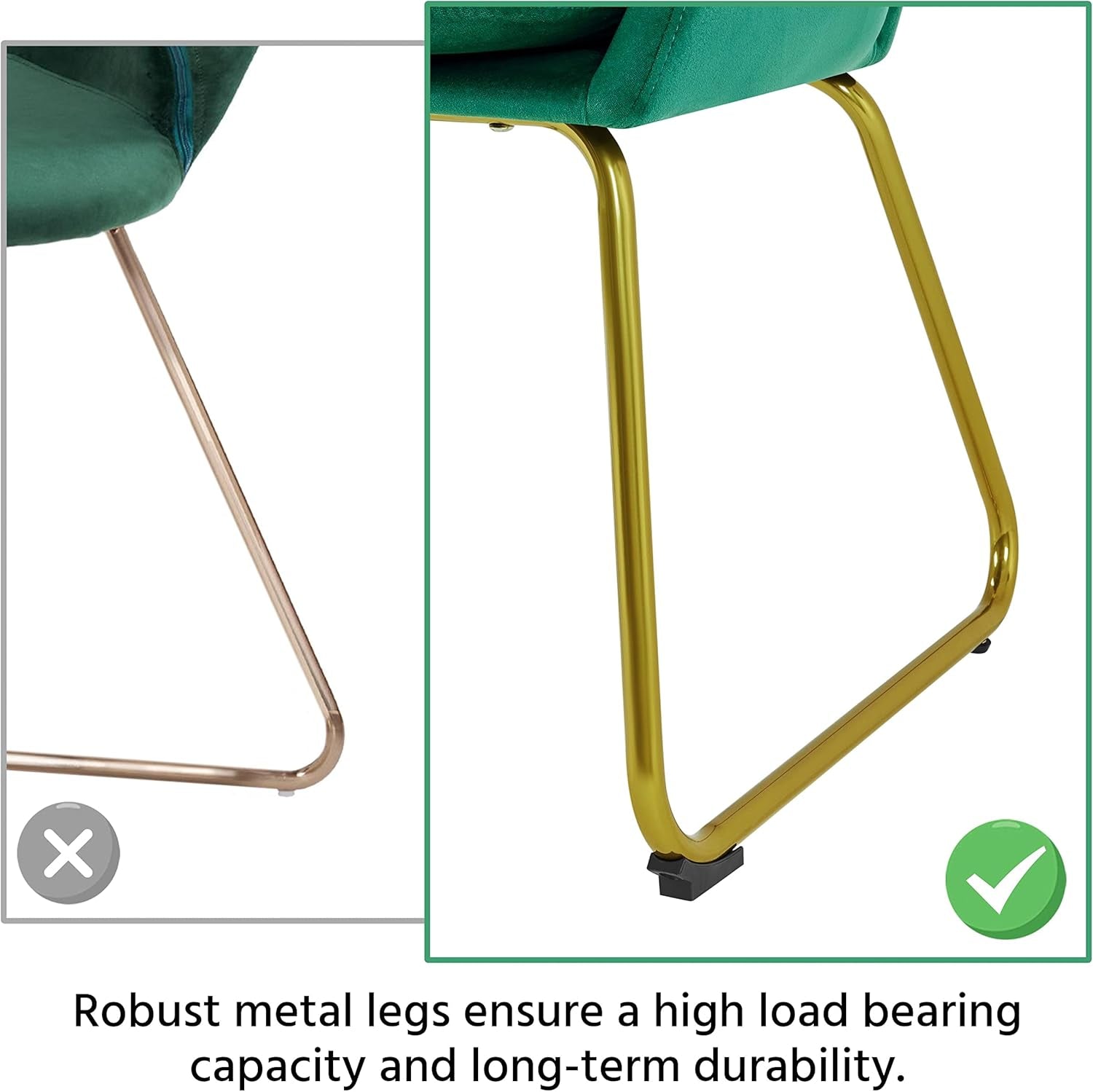 Flower Velvet Vanity Chair Green Upholstery With Gold Legs
