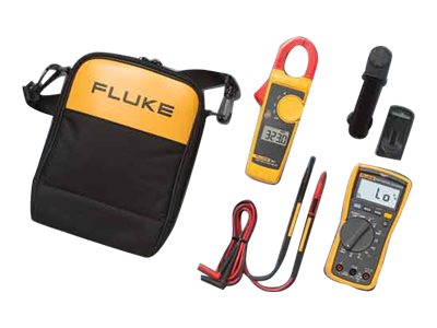 Fluke 117/323 Electricians Multimeter Combo Kit - Network tester kit