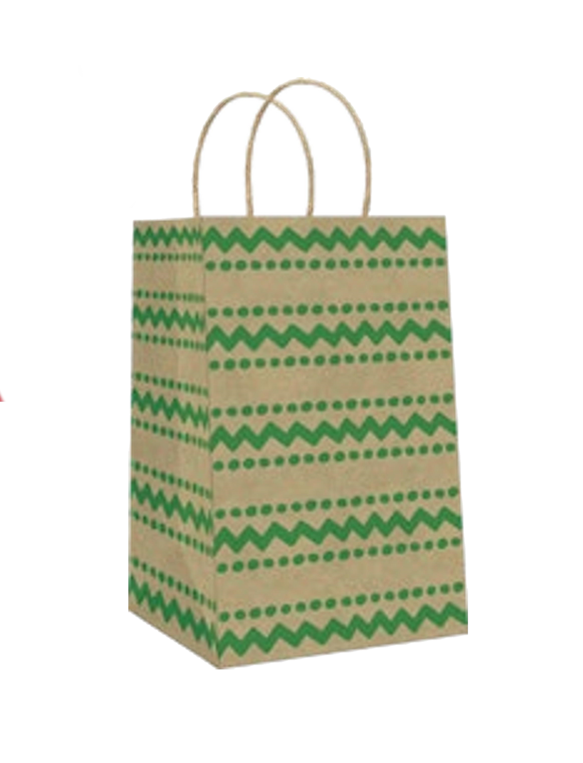 Foil Accented Kraft Treat Bag - 8 Pack -